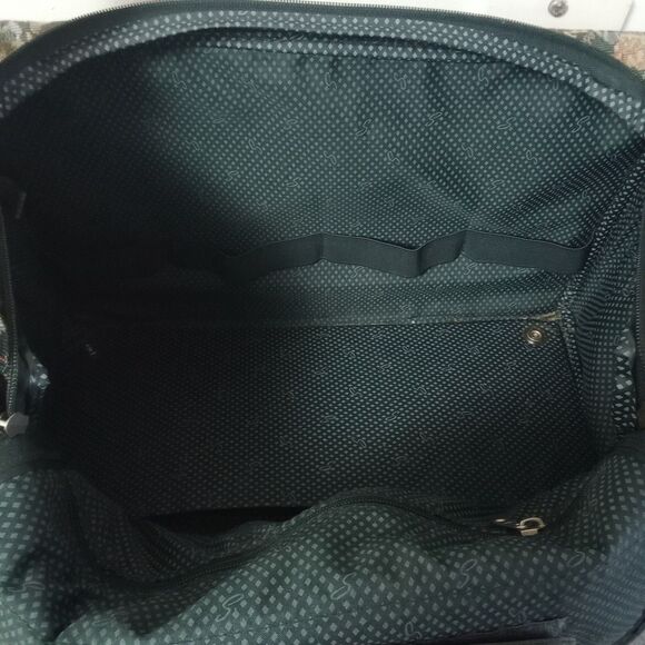 Vintage Skyway Floral Tapestry Duffel Weekender Cottoncore Travel Tote Gym Bag - Picture 10 of 11